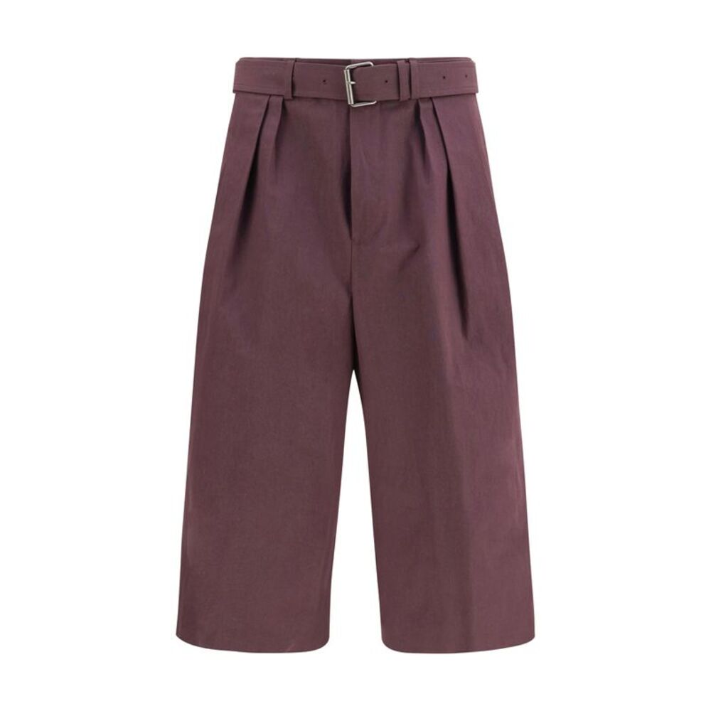 Dries Van Noten Men Cotton Poplin Shorts